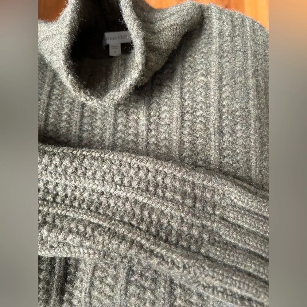 Garnet hill chunky knit cashmere sweater size xs